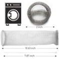 thumbnail image 4 of 2 PCS Washing Machine Drain Lint Tra, Lint Traps, Lint Catcher for Washing Machine, With 2 Cable Ties, 4 of 7