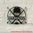thumbnail image 2 of Handmadetneonsign Personalized Ice Hockey Metal Wall Art LED Light - Custom Player Sign Home Decor, 2 of 3