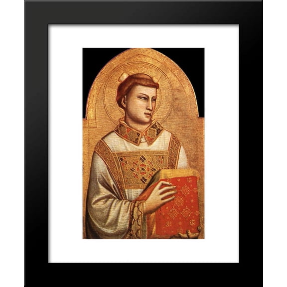 Saint Stephen 20x24 Framed Art Print by Giotto