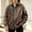 Khaki, variant on LEKWK Dress Shirt for Men Long Sleeve Button Down Collared Casual Work Shirt Loose Fit Lightweight Breathable Classic Streetwear Top for Everyday Blue L