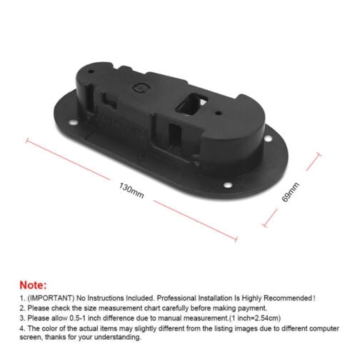 Universal Red Car Flush Mount Quick Release Hood Latch Pin No Key Locking Kit