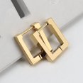thumbnail image 1 of Pendientes de acero inoxidable de estilo coreano con personalidad geométrica para hombres y mujeres, pendientes de moda, pendientes simples, pendientes triangulares de acero de titanio, 1 of 1