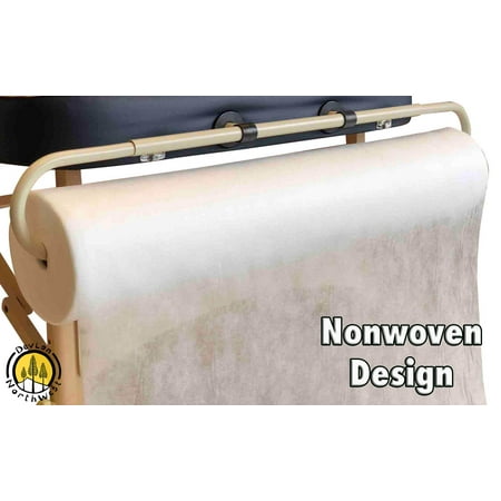 DevLon NorthWest Nonwoven Disposable Bedsheet Perforated Massage Table Sheet Facial Wax Chair Cover Sheet 295 Feet Long 31 Inch