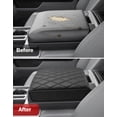 thumbnail image 7 of KBH Center Console Cover for 2021-2026 Ford F150, Workstation Middle Console Armrest Cover for Truck Accessories Interior, Black Diamond, 7 of 7