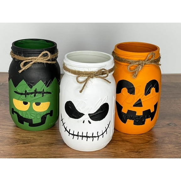 Halloween Mason Jar Set
