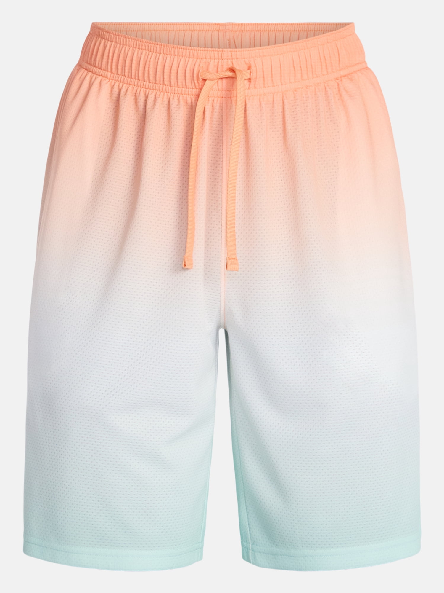 Athletic Works Men's and Big Men's Ombre Mesh Shorts, 7" Inseam, Sizes XS-5XL
