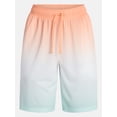 thumbnail image 5 of Athletic Works Men's and Big Men's Ombre Mesh Shorts, 7" Inseam, Sizes XS-5XL, 5 of 5