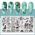 thumbnail image 2 of Valentine's Day Stamping Plate Heart Pattern Nail Art Board Template Stainless Steel Nail Design Printing Stencil Image Plate, 2 of 5