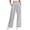 Gray, variant on Women's Wide Leg Sweatpants, High Waisted Straight Leg Joggers with Pockets, Casual Drawstring Elastic Waist Lounge Pants