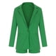 thumbnail image 4 of Blazer Chaquetas Para Mujer Chaquetas Casuales Traje de Cuero de Moda Arrugado Elástico Otoño Invierno Traje de Dos Piezas Odeerbi ODB180761, 4 of 8