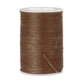 thumbnail image 1 of Unique Bargains 98 Yards 150D/0.8mm Leather Sewing Thread Polyester Waxed Cord, Dark Brown, 1 of 5