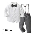 thumbnail image 3 of Conjunto de camisa de manga larga y pantalón Sonducket para Niños Gris 110cm, 3 of 6