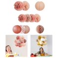 thumbnail image 5 of 11Pcs Paper Easy to Assemble Party Supplies for Wedding rose gold, 5 of 8