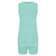thumbnail image 1 of MKLEKYY Conjuntos De Suéter Sin Mangas De Verano Para Mujer, Túnica De Punto Informal, Tops Y Pantalones Cortos, Conjuntos De 2 Piezas, 1 of 4