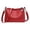 Red, variant on Stylago Women's Multiple Compartments Crossbody Bags Leather Zipper Shoulder Purses Ladies Portable Work Underarm Phone Bag Purple