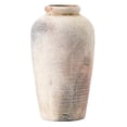 thumbnail image 1 of Large Ceramic Rustic Vase, 11 inch Minimalist Decorative Farmhouse Tall Vase for Home Decor, 1 of 6