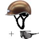 thumbnail image 1 of Casco de ciclismo con luz de advertencia iluminada, cascos de patinaje sobre ruedas, Scooter Eléctrico, gorra de seguridad para bicicleta de equilibrio qiuyongming unisex, 1 of 2