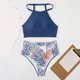 thumbnail image 5 of Traje de baño dividido para mujer a la moda, Bikini Sexy con estampado de cintura Fridja  nalpqowj20457, 5 of 5