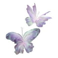 thumbnail image 4 of 2 mariposas artificiales gigantes decorativas, ligeras, para fotos de bodas. Púrpura, 4 of 9