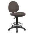 thumbnail image 1 of Sculptured Seat and Back Drafting Chair in Dillon Brown Fabric Graphite, 1 of 5