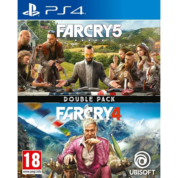 Far Cry 4 and 5 PS4 Double Pack Brand New Factory Sealed