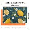 thumbnail image 6 of Yayeee Doormat for Indoor Entrance 32" x 20" Non Slippery Floor Rug, Green Lemons, 6 of 8