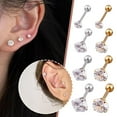thumbnail image 2 of BTLIGE Titanium Steel Earring Ear Stud Gemstones Crystal Body Piercing Fashion Jewelr√ C1T4, 2 of 7