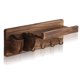 thumbnail image 3 of Percha de guitarra de madera con ganchos de metal para soporte de pared Titular de la sala Entrada de la sala de estantería de estantería interior de la oficina de la oficina Scienceny HA059654-00B, 3 of 7