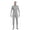Gray, variant on Unisex Spandex Stretch Adult Clothes Full Jumpsuit Zentai Disappearing Man Body Suit For Carnival, Parties Sky Blue S