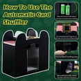 thumbnail image 4 of Casino Table Game Set,Blackjack/Texas Hold'em/Poker Set with Card Shoe,Discard Tray, Automatic Shuffler,Chip Rake,360Chips,8 Deck Playing Card ,Doubl, 4 of 7