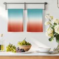 thumbnail image 3 of Red Teal Ombre Kitchen Towels Set of 2, Contemporary Abstract Gradient Absorbent Dish Towels for Kitchen, Microfiber Hand Towel, Quick Drying Tea Towel for Cleaning Decorative Dishcloths, 3 of 7