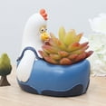 thumbnail image 3 of Succulent Plant Pot Cartoon Animal Figurine Flowerpot Micro Landscape Potted Home Garden Decoration, 3 of 4
