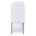 thumbnail image 3 of Furniture of America Frani Multi-Storage Wine Cabinet, White, 3 of 5