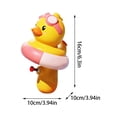 thumbnail image 2 of Children's Mini Water Toy in Adorable Little Yellow Shape for Bath and Play, 2 of 7
