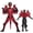 Red, variant on Joyfy Halloween Kids Dragon Costumes Boys Dragon Wings and Dragon Tail Outfits Set for Halloween Themed Party Dress up Cosplay 5-12 Yrs