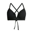 thumbnail image 6 of Time and Tru Women's and Women's Plus V Wire Underwire Bikini Top, Sizes XS-2X, 6 of 6