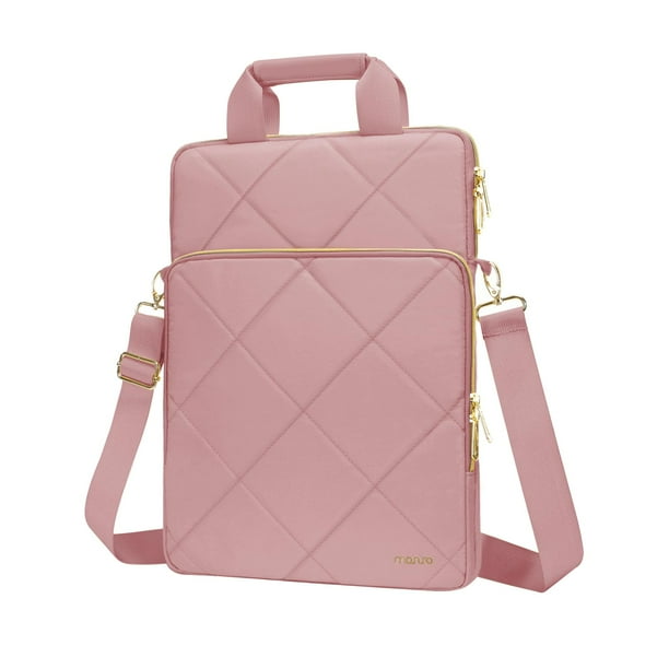 Bolso de hombro para portátil MOSISO Vertical 15-15.6" Rhombus Pink