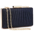 thumbnail image 1 of Bolso de mano Evening Purse Dasein para mujer, plisado, azul marino, 1 of 6