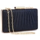 thumbnail image 1 of Bolso de mano Evening Purse Dasein para mujer, plisado, azul marino, 1 of 6