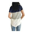 thumbnail image 4 of Tee-shirt de Maternité Allaitement Hauts d'Allaitement Rayé Manches Courtes, 4 of 4