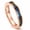 Rose gold, variant on 4 mm Inlaid Shell Ladies Tungsten Steel Ring
