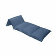thumbnail image 4 of Navy Blue Floor Pillow Lounger Cover, Horizontal Zigzags Chevron Pattern in Conrtasting Colors Geometrical, Nap Mat Printed Fabric Case for 5 Pillows, 88" x 36", Pale Blue Dark Blue, by Ambesonne, 4 of 5