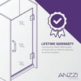 thumbnail image 6 of ANZZI Passion Series 72 x 30 In. Hinged Frameless Shower Door in Nickel, 6 of 9