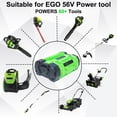 thumbnail image 3 of FSKE Replacement for EGO 56V Battery BA1400 BA2800, 56 Volt 2.6Ah Batteries Lighter Than 5AH (Easy to Carry, and not Tiring), 3 of 7