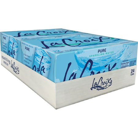 LaCroix Sparkling Water - Pure, 2/12pk/12 fl oz Cans, 24 / Pack (Best Of St Croix)