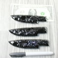 thumbnail image 5 of 3 Obsidian Ornamental Knife Blades  #8655    Mountain Man Knife, 5 of 5