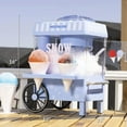 thumbnail image 4 of Nostalgia Snow Cone Maker Tabletop Shaved Ice Machine with 2 Reusable Cones & Ice Scoop, Blue, 4 of 7