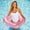 Pink, variant on Clear Heart Pool Float Bachelorette Inflatable Swim Float Bride Pool Water Ring Glitter Loungers Tube Swimming for Engagement, Wedding, Summer Beach Party
