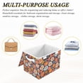 thumbnail image 6 of Yayeee Collapsible Cube Storage Bin with Lid Fabric Closet Decorative Basket with Handles, Colorful Flowers, 6 of 7