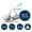 Blue, variant on Darling Souvenir 190 Pcs Retirement Party Favor Stickers chocolate&nbsp;Candy Labels-Navy Blue